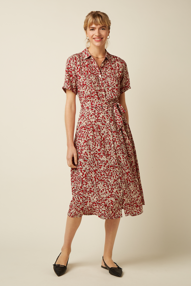 King Louie King Louie - olive dress paradis - chili red