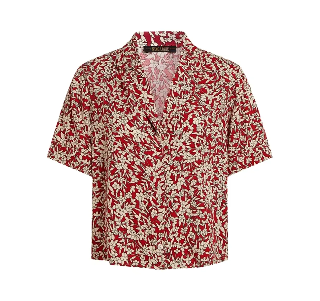 King Louie King Louie - elsie blouse paradis - chili red