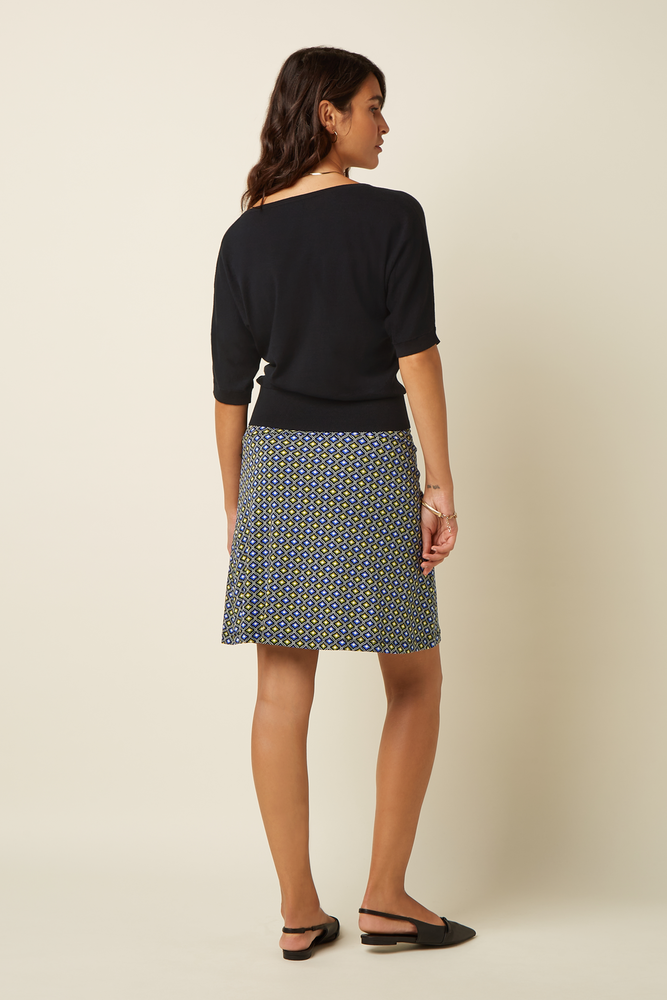 King Louie King Louie - border skirt blend - black