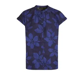 King Louie King Louie - stella blouse saline - beacon blue