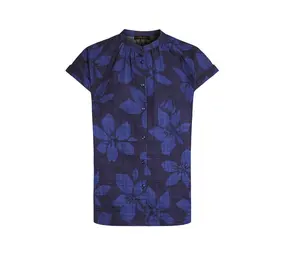 King Louie King Louie - stella blouse saline - beacon blue