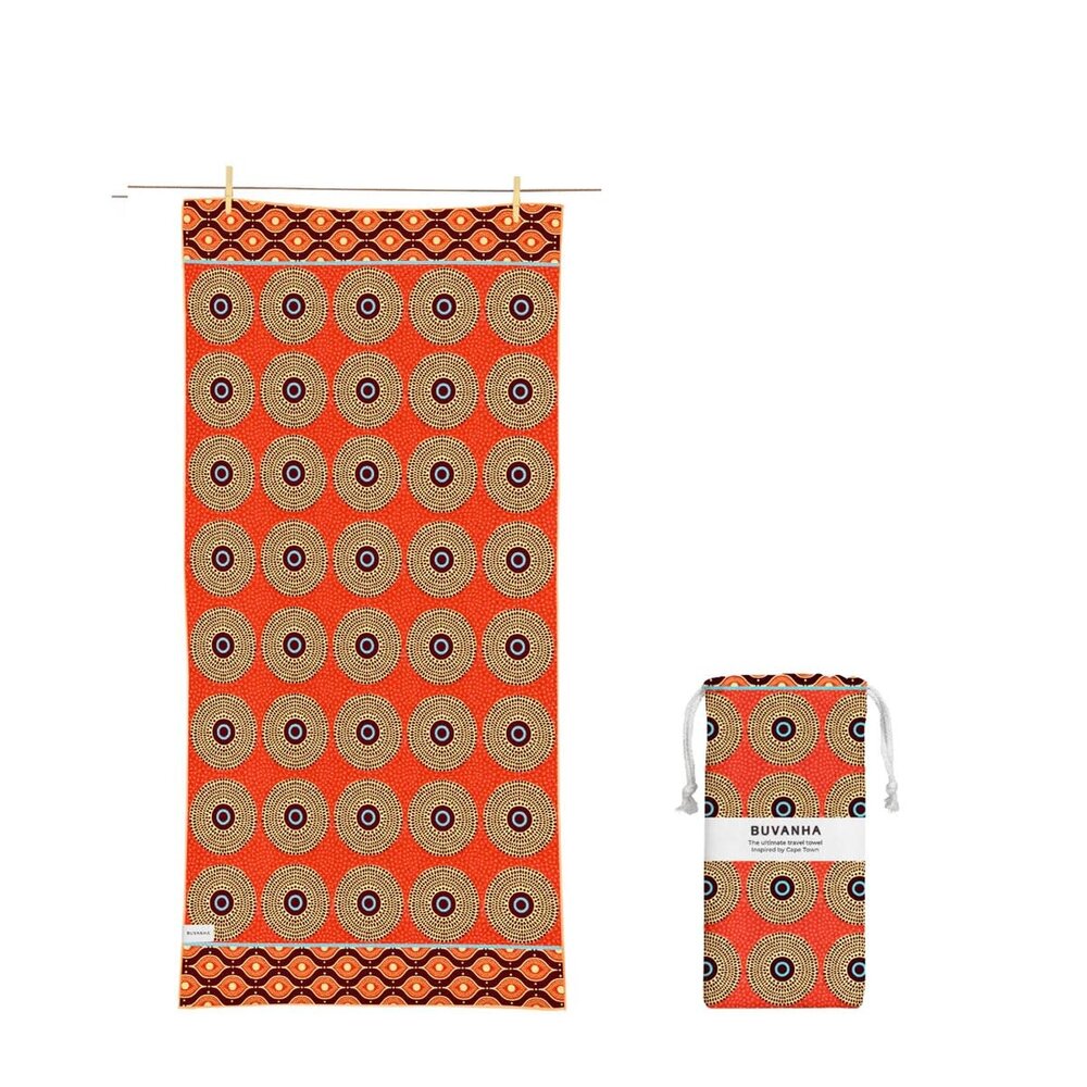 Buvanha Buvanha - reishanddoek (160 x 80 cm) - cape town