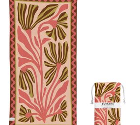 Buvanha Buvanha - reishanddoek (200 x 90 cm) - madeira