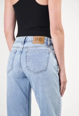 MUD Jeans Mud jeans - carry mid straight - light stone vintage