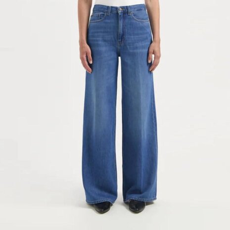 MUD Jeans Mud jeans - sara high loose flow - medium  vintage stone