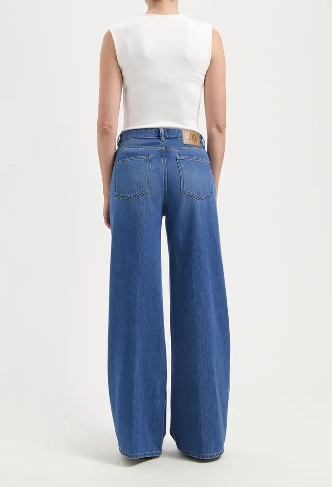MUD Jeans Mud jeans - sara high loose flow - medium  vintage stone