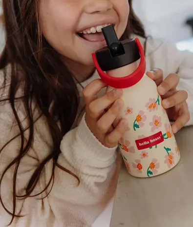 Hello Hossy Hello Hossy - rvs drinkfles (350 ml) - springtime