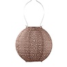 Lumiz Lumiz - solar lantaarn - round 20 - sashiko mocha mousse