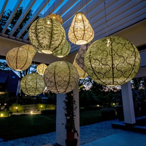 Lumiz Lumiz - solar lantaarn - lampshade 40 - occult gold