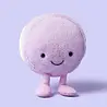Jellycat Jellycat - amuseables knuffel - may macaron (lavender) Jellycat Jellycat - amuseables knuffel - may macaron (lavender)