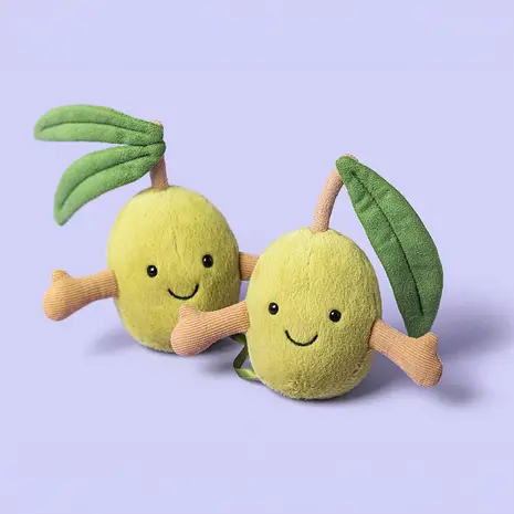 Jellycat Jellycat - amuseables knuffel - pair of olives