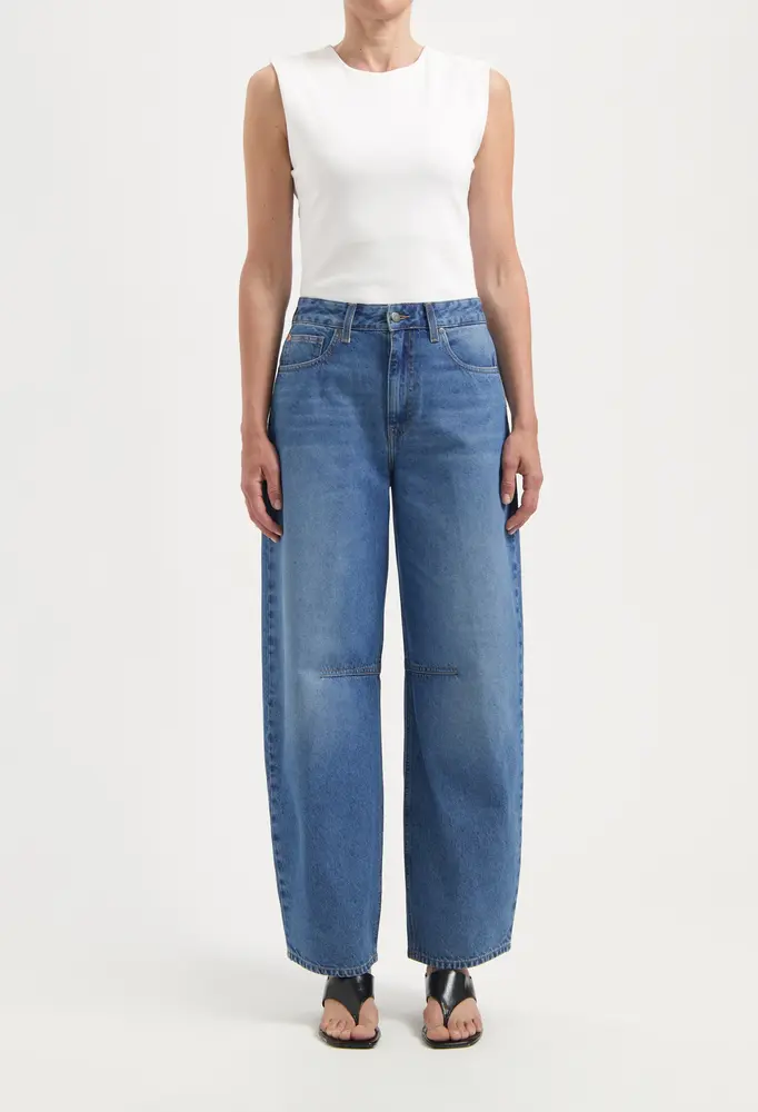 MUD Jeans Mud jeans - demi high balloon - medium aged