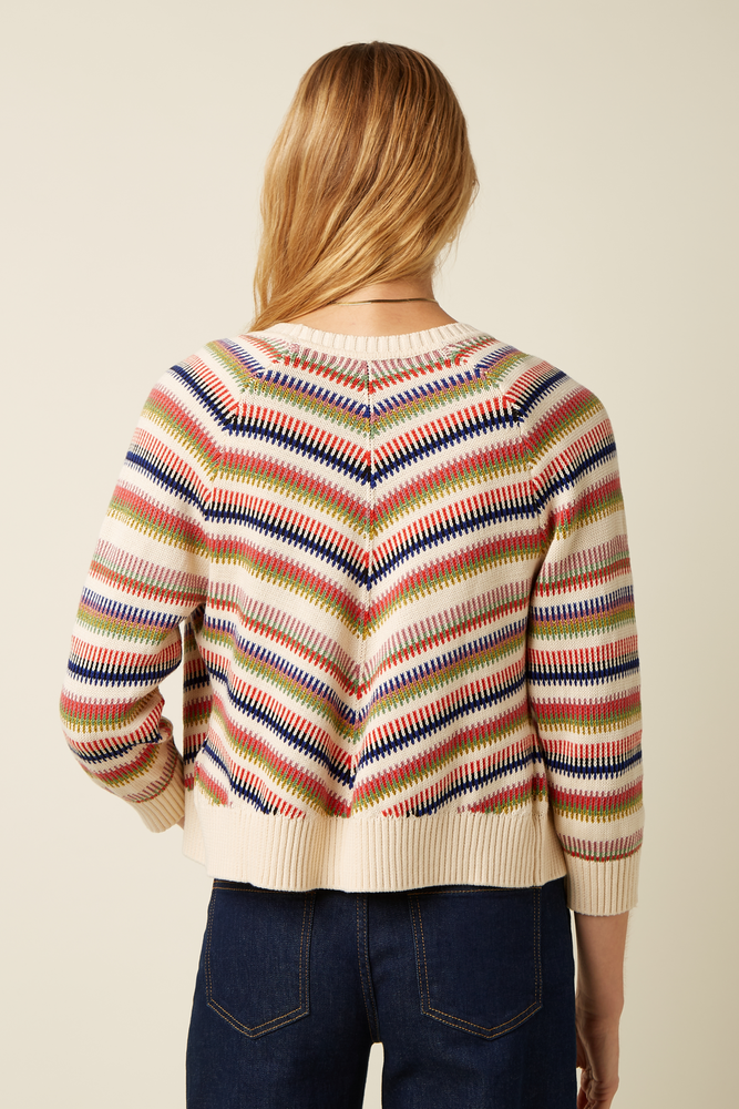 King Louie King Louie - blanca cardi cello - cream