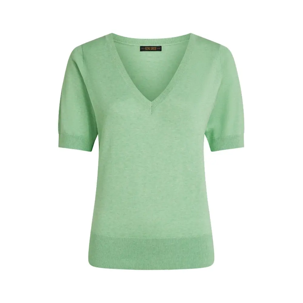 King Louie King Louie - agnes v top cocoon - sprucestone mint