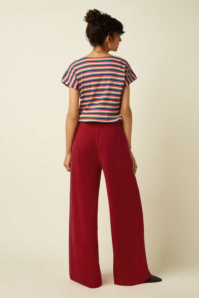 King Louie King Louie - aria top samui stripe - bluing