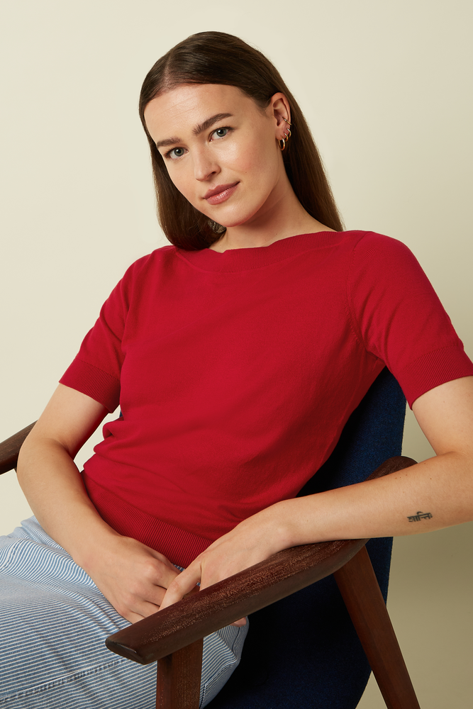 King Louie King Louie - audrey top club - chili red