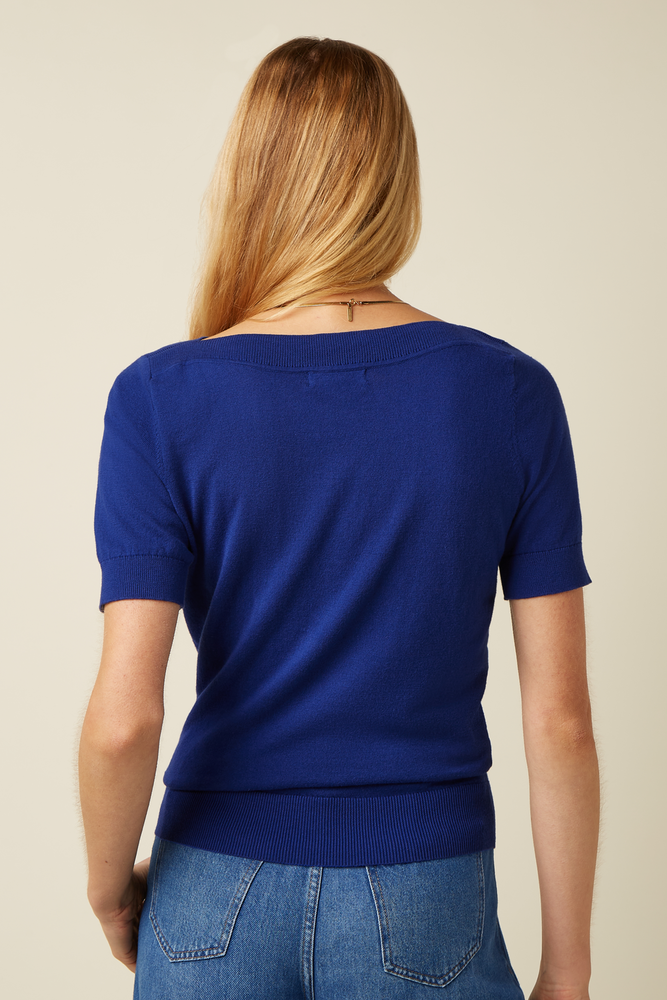 King Louie King Louie - audrey top club - mazarine