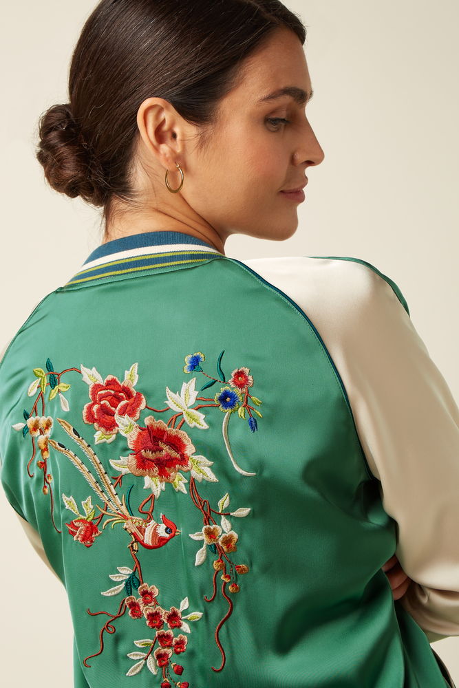 King Louie King Louie - bomber jacket lazou - fir green