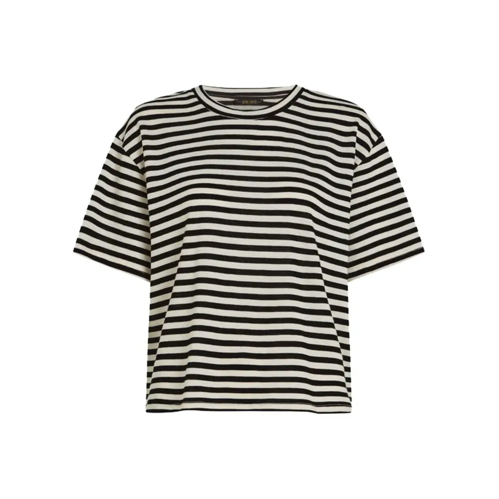 King Louie King Louie - boxy top chopito stripe - black