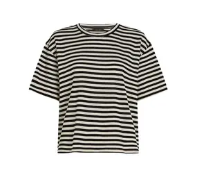 King Louie King Louie - boxy top chopito stripe - black