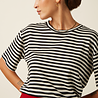 King Louie King Louie - boxy top chopito stripe - black