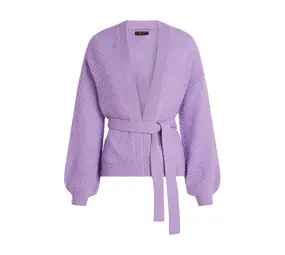 King Louie King Louie - cardi loose farfalle - sheer lilac