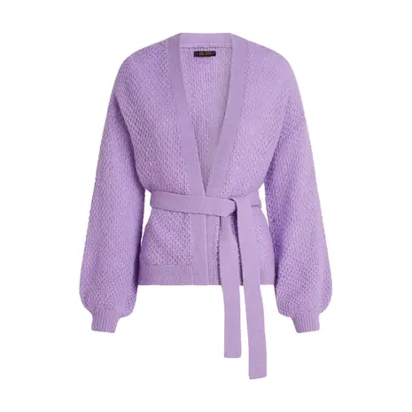 King Louie King Louie - cardi loose farfalle - sheer lilac