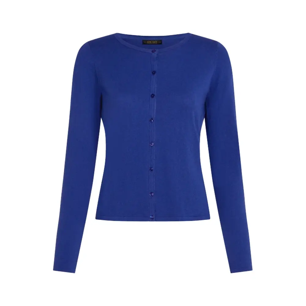 King Louie King Louie - cardi roundneck cocoon - midnight King Louie King Louie - cardi roundneck cocoon - midnight