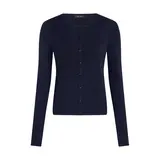 King Louie King Louie - cardi roundneck cocoon - black