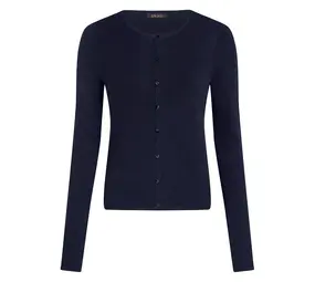 King Louie King Louie - cardi roundneck cocoon - black