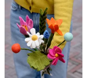 Vilt boeket Vilten bloemen - boeket - lente