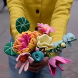 Vilt boeket Vilten bloemen - boeket - kleurrijk Vilt boeket Vilten bloemen - boeket - kleurrijk