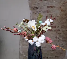 Vilt boeket Vilten bloemen - boeket - pastel