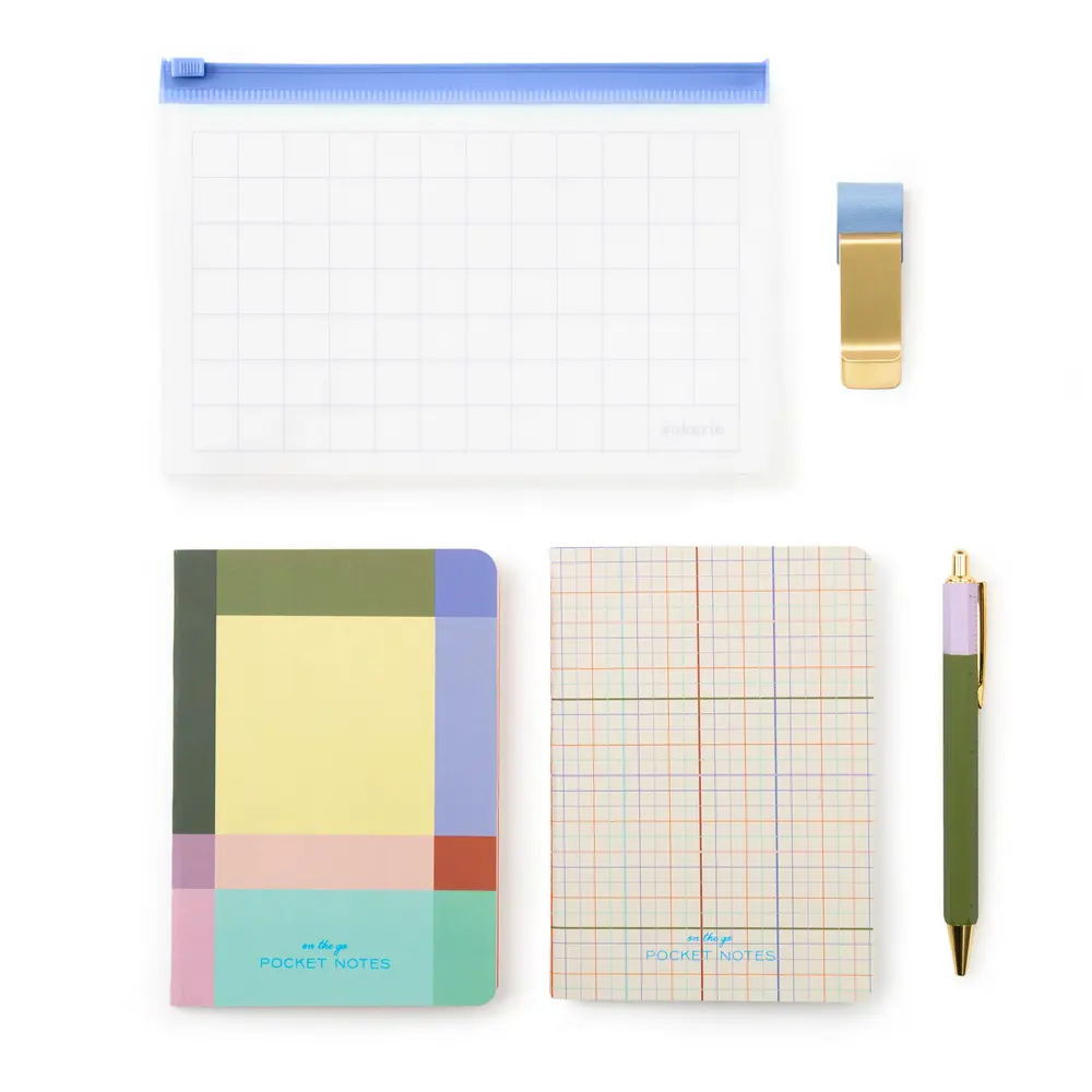 Kikkerland Kikkerland - inkerie - on the go stationery set