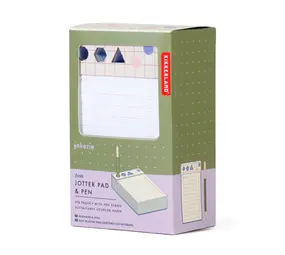 Kikkerland Kikkerland - inkerie - jotter pad & pen Kikkerland Kikkerland - inkerie - jotter pad & pen