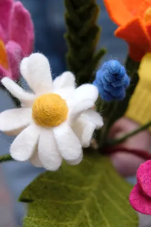 Vilt boeket Vilten bloemen - boeket - lente