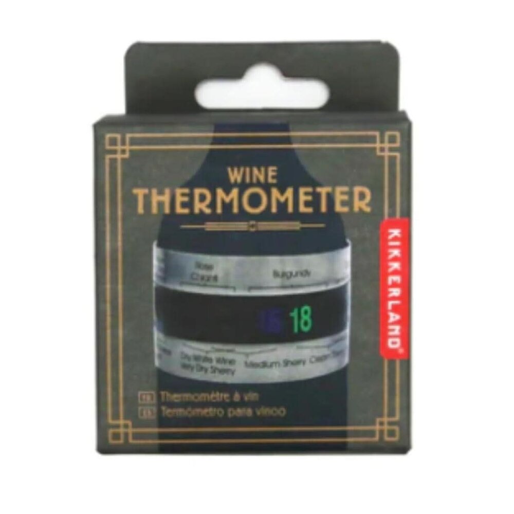Kikkerland Kikkerland - wijn accessoire - thermometer Kikkerland Kikkerland - wijn accessoire - thermometer
