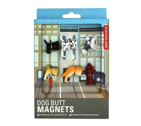 Kikkerland Kikkerland - magneten - dog butts (set van 6) Kikkerland Kikkerland - magneten - dog butts (set van 6)