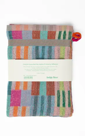 Foekje Fleur Foekje fleur - odds & ends - washandjes tulip quilt (set van 3) #99