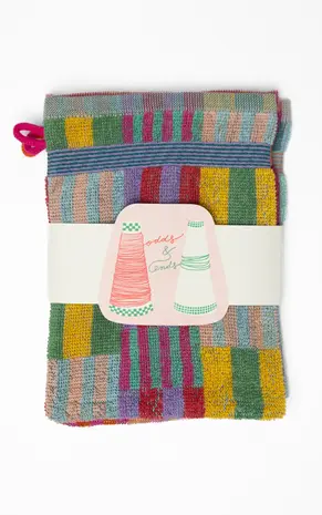 Foekje Fleur Foekje fleur - odds & ends - washandjes tulip quilt (set van 3) #99