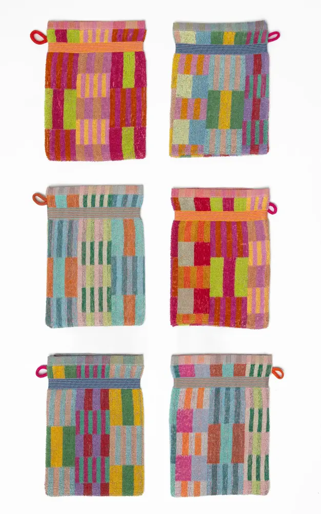 Foekje Fleur Foekje fleur - odds & ends - washandjes tulip quilt (set van 3) #99