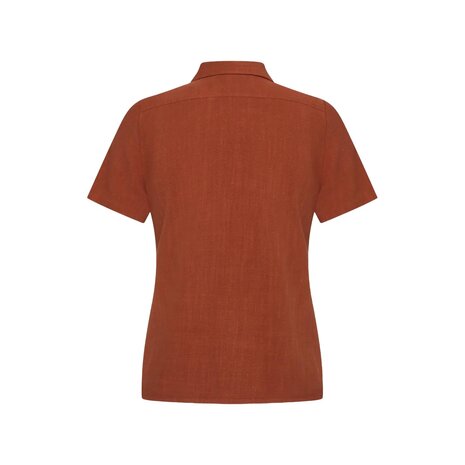 Very Cherry Very Cherry - montmartre blouse - terracotta linen