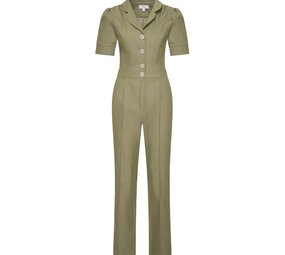 Very Cherry Very Cherry - classic jumpsuit delfino denim - sage green