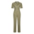 Very Cherry - classic jumpsuit delfino denim - sage green