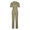 Very Cherry Very Cherry - classic jumpsuit delfino denim - sage green