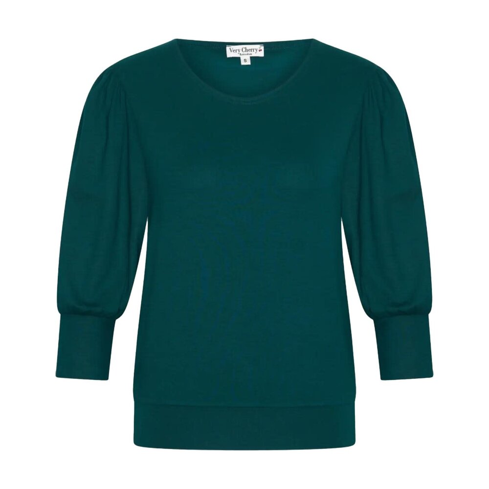 Very Cherry Very Cherry - mimi top tricot deluxe - petrol