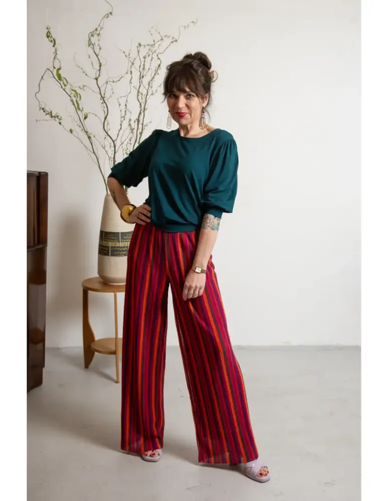 Very Cherry Very Cherry - mimi top tricot deluxe - petrol