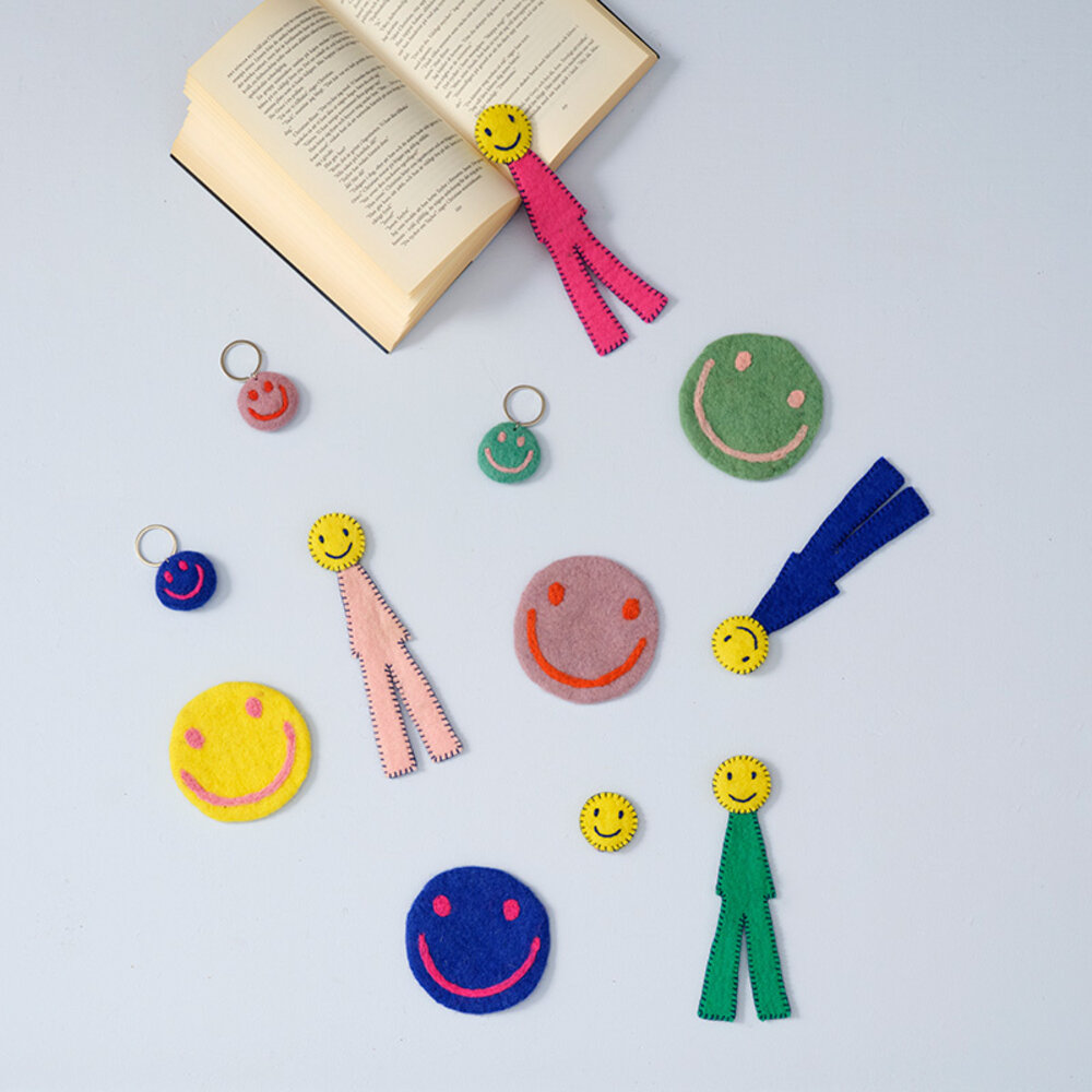 Aveva Design Aveva design - boekenlegger vilt - happy green