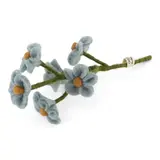 Gry & Sif Gry & sif - bloem vergeet me nietje - light blue