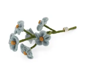 Gry & Sif Gry & sif - bloem vergeet me nietje - light blue